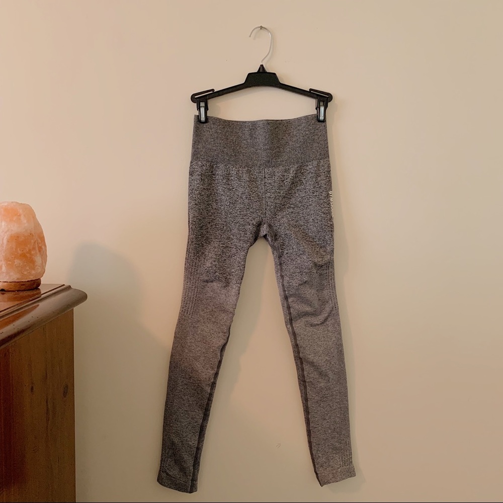 GYMSHARK Charcoal Ombré High Waisted Legging